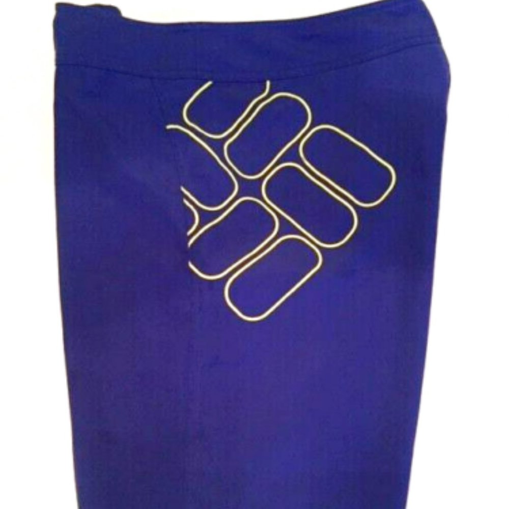 Columbia Men's Board Shorts - Size "32" Royal Blue/Neon Green (69724RB)